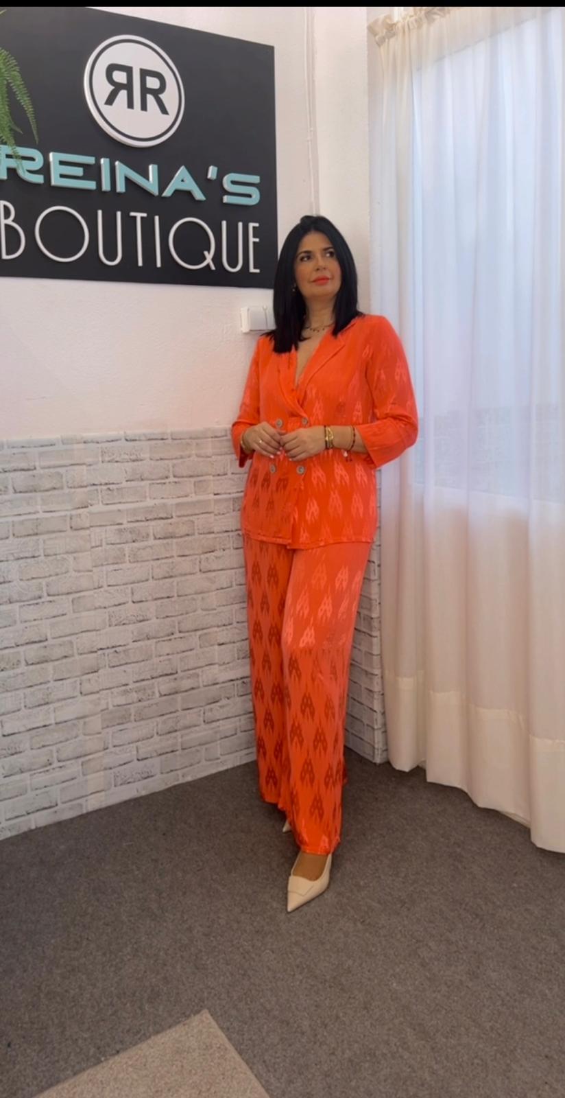 CONJUNTO SATEN CORAL