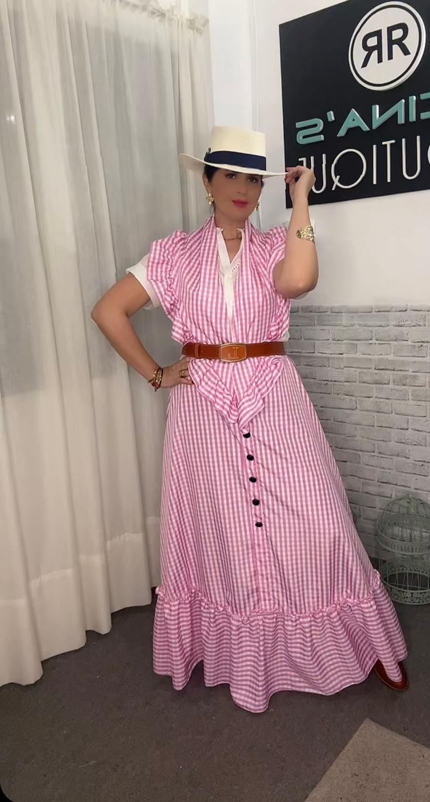 FALDA Y PICO ROJO
