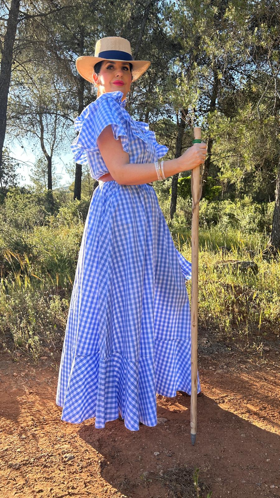 BATA CAMINO VICHY CELESTE