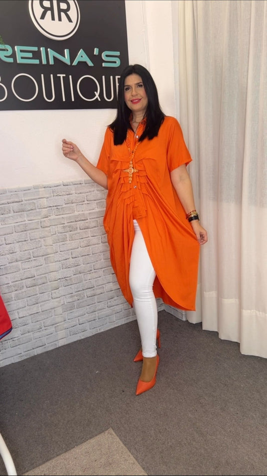 CAMISA COLA NARANJA