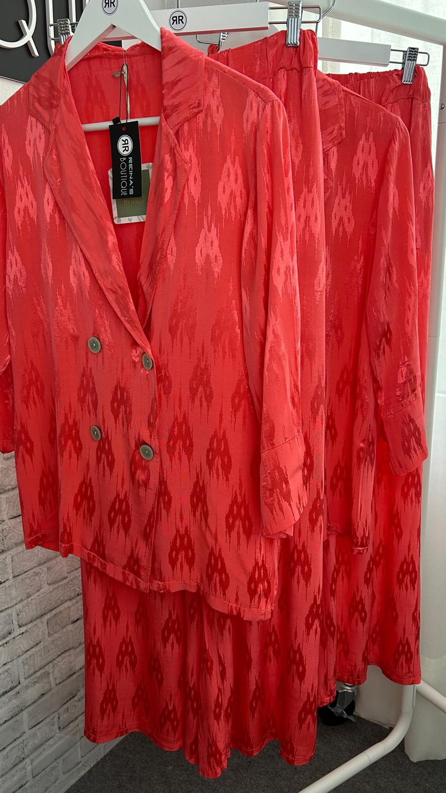 CONJUNTO SATEN CORAL