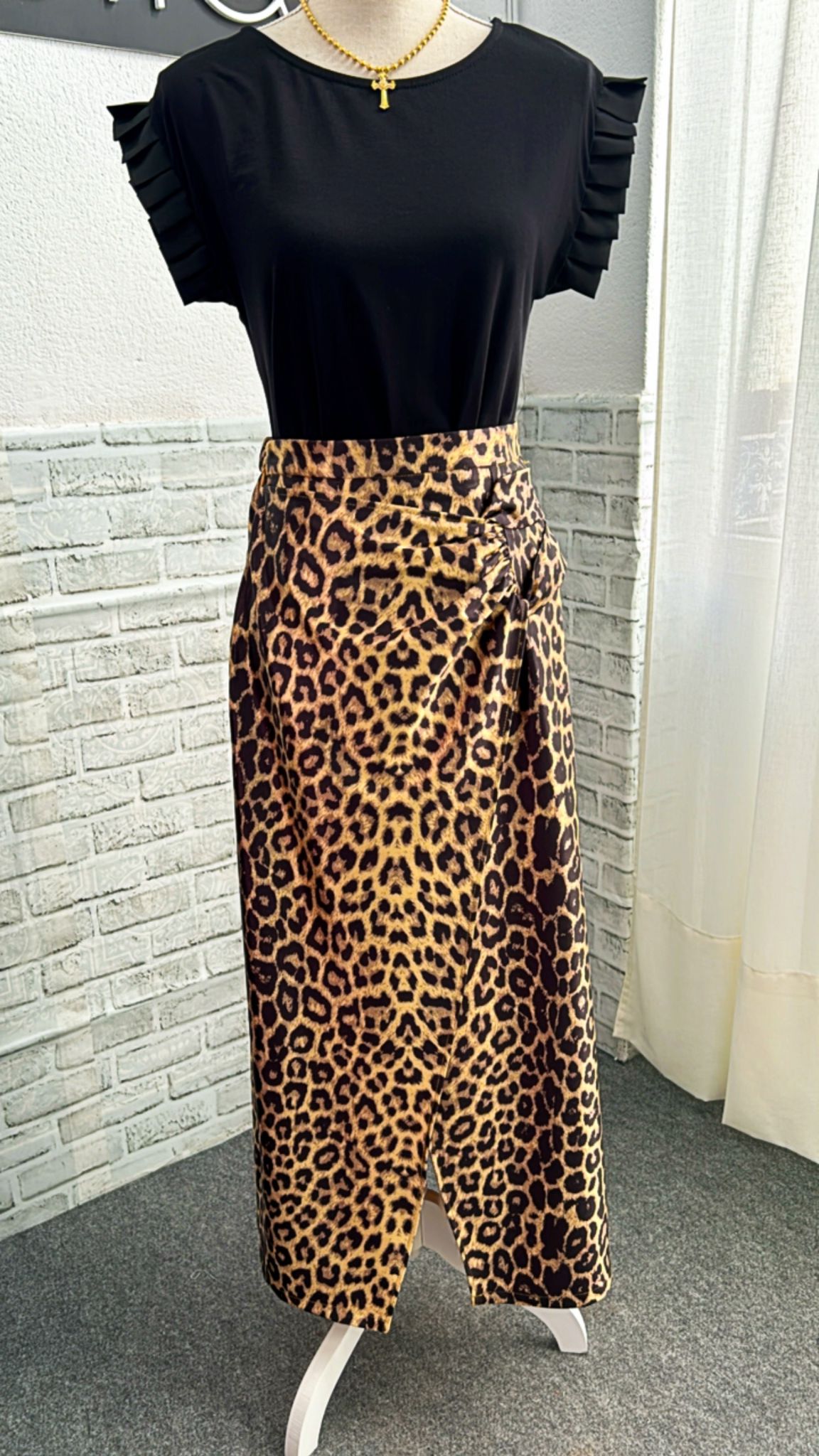 FALDA LEOPARDO