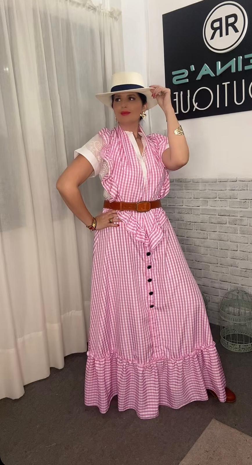FALDA Y PICO ROJO