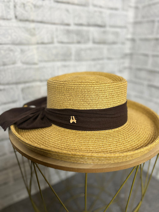 SOMBRERO MOD.ABRIL BEIGE / MARRON
