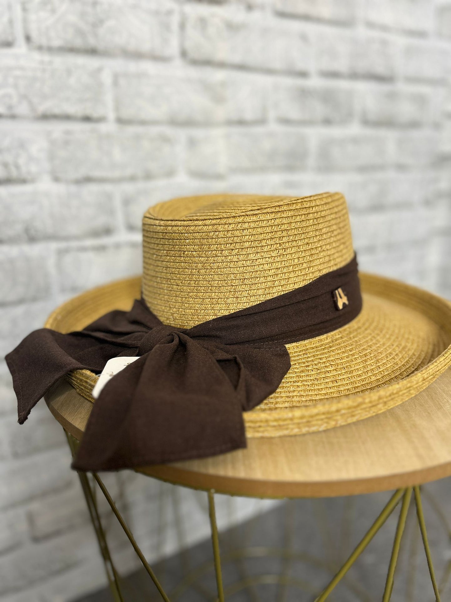 SOMBRERO MOD.ABRIL BEIGE / MARRON