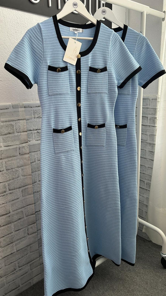 VESTIDO MORGAN CELESTE