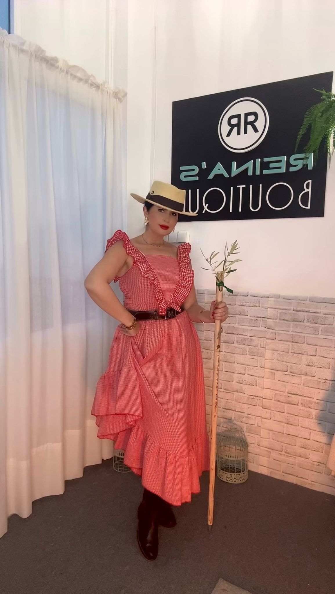 VESTIDO VICHY KAQUI